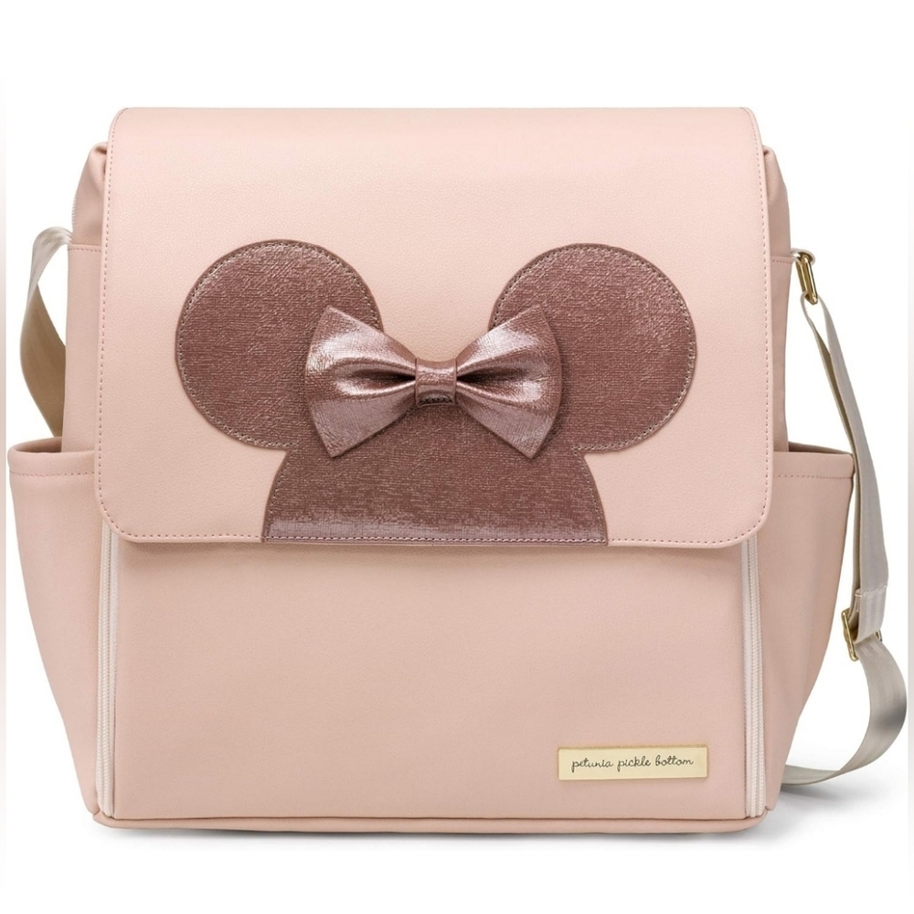 Petunia Pickle Bottom Blush Pink Minnie Diaper Bag💗